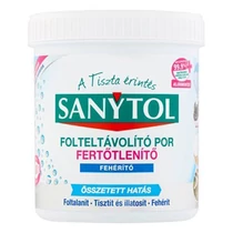 Fertőtlenítő folteltávolító por SANYTOL textíliákhoz 450 g Fertőtlenítő folteltávolító por SANYTOL textíliákhoz 450 g