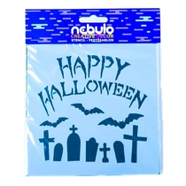 Festősablon NEBULO műanyag lap halloween temető Festősablon NEBULO műanyag lap halloween temető