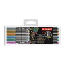 Filctoll STABILO Pen 68 metallic 6 darabos készlet