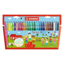 Filctoll STABILO Trio A-Z 30 darabos Filctoll STABILO Trio A-Z 30 darabos