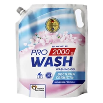 Folyékony mosószer utántöltő PROWASH tavaszi frissesség 2L Folyékony mosószer utántöltő PROWASH tavaszi frissesség 2L