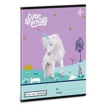 Füzet kockás ARS UNA A/5 32 lapos 27-32 Cute Animals-Unicorn Füzet kockás ARS UNA A/5 32 lapos 27-32 Cute Animals-Unicorn