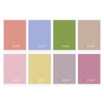 Füzet kockás One Colour Pastel A/4 87-32 vegyes színek