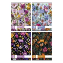 Füzet sima Dream Flowers A/4 80-32 vegyes minták