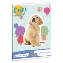 Füzet vonalas ARS UNA A/5 32 lapos 12-32 3. osztályos Cuki-Golden Retriever Füzet vonalas ARS UNA A/5 32 lapos 12-32 3. osztályos Cuki-Golden Retriever
