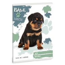 Füzet vonalas ARS UNA A/5 32 lapos 14-32 1. osztályos Bátor mancsok-Rottweiler Füzet vonalas ARS UNA A/5 32 lapos 14-32 1. osztályos Bátor mancsok-Rottweiler