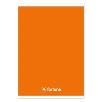 Füzet vonalas FORTUNA Monocolor A/5 32 lapos 21-32 4-8.osztályos narancssárga