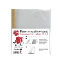 Füzetborító ICO Süni Prémium A/5 öntapadós csíkkal 90 mikron 10 darabos