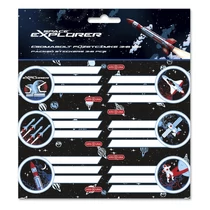 Füzetcímke ARS UNA 18 darabos Space Explorer