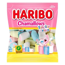 Gumicukor HARIBO Chamallows Tubular Colors gluténmentes 90 g Gumicukor HARIBO Chamallows Tubular Colors gluténmentes 90 g