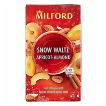 Gyümölcstea MILFORD Snow Walzt sárgabarack 20 filter/doboz Gyümölcstea MILFORD Snow Walzt sárgabarack 20 filter/doboz