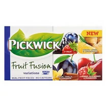 Gyümölcstea PICKWICK Fruit Fusion kék variációk eper-szilva-fahéj-citrom-gyömbér-erdei gyümölcs 20 filter/doboz Gyümölcstea PICKWICK Fruit Fusion kék variációk eper-szilva-fahéj-citrom-gyömbér-erdei gyümölcs 20 filter/doboz