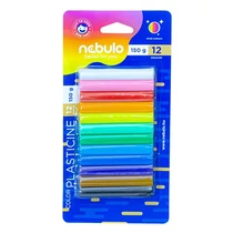 Gyurma NEBULO színes 12 színű készlet 150 g Gyurma NEBULO színes 12 színű készlet 150 g