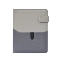 Gyűrűs kalendárium SATURNUS L229 sárga lapos szürke-szürke műbőr 2026.