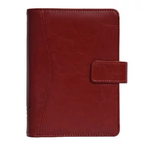 Gyűrűs kalendárium SATURNUS M231 sárga lapos bordó műbőr 2026.