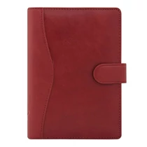 Gyűrűs kalendárium SATURNUS S212 sárga lapos bordó marhabőr 2026.