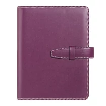 Gyűrűs kalendárium SATURNUS S228 sárga lapos lila műbőr 2026.