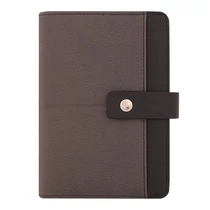 Gyűrűs kalendárium SATURNUS S426 fehér lapos szürke-fekete műbőr 2026.