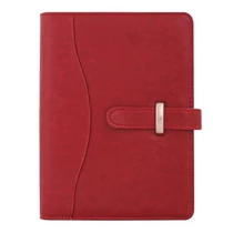 Gyűrűs kalendárium SATURNUS S437 fehér lapos bordó műbőr 2026.