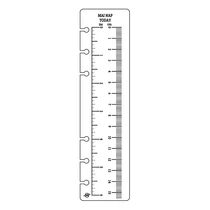 Gyűrűs kalendárium betét SATURNUS M340 vonalzó Gyűrűs kalendárium betét SATURNUS M340 vonalzó