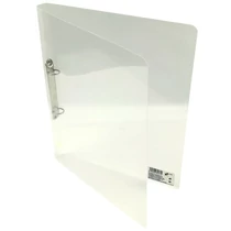Gyűrűskönyv A/4 20 mm 2 gyűrű átlátszó fehér Gyűrűskönyv A/4 20 mm 2 gyűrű átlátszó fehér