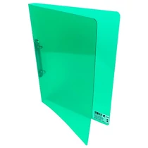 Gyűrűskönyv A/4 20 mm 2 gyűrű átlátszó zöld Gyűrűskönyv A/4 20 mm 2 gyűrű átlátszó zöld