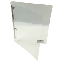 Gyűrűskönyv A/4 20 mm 4 gyűrű átlátszó fehér Gyűrűskönyv A/4 20 mm 4 gyűrű átlátszó fehér