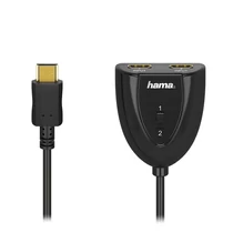 HDMI elosztó HAMA 2 állású aranyozott HDMI elosztó HAMA 2 állású aranyozott