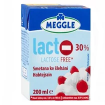 Habtejszín MEGGLE Laktózmentes UHT 30% 200ml Habtejszín MEGGLE Laktózmentes UHT 30% 200ml