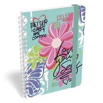 Határidőnapló LIZZY CARD B/6 heti spirálozott gumis Love wins 2026.