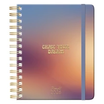 Határidőnapló PLANALL Classic B/5 heti spirálos keményfedelű gumis Chase 2026.