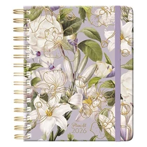 Határidőnapló PLANALL Classic B/5 heti spirálos keményfedelű gumis Lilly 2026.