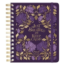 Határidőnapló PLANALL Classic B/5 heti spirálos keményfedelű gumis Purple 2026.