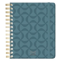 Határidőnapló PLANALL Classic B/5 heti spirálos keményfedelű gumis Teal 2026.