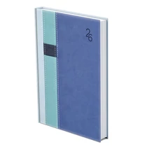 Határidőnapló TOPTIMER Vario V021 A/5 napi fehér lapos világoskék-türkiz-kék 2026. Határidőnapló TOPTIMER Vario V021 A/5 napi fehér lapos világoskék-türkiz-kék 2026.