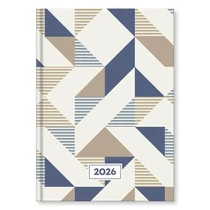 Határidőnapló VECTRALINE Geometria A/5 napi fehér lapos 2026. Határidőnapló VECTRALINE Geometria A/5 napi fehér lapos 2026.