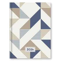 Határidőnapló VECTRALINE Geometria B/6 napi fehér lapos 2026. Határidőnapló VECTRALINE Geometria B/6 napi fehér lapos 2026.