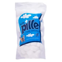 Háztartási vattalabda KÉK PILLE fehér 80 db Háztartási vattalabda KÉK PILLE fehér 80 db