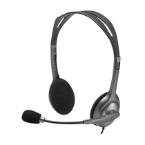 Headset vezetékes LOGITECH H110 Jack fekete Headset vezetékes LOGITECH H110 Jack fekete