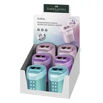 Hegyező FABER-CASTELL RollOn Sparkle 2 lyukú tartályos metál színekben Hegyező FABER-CASTELL RollOn Sparkle 2 lyukú tartályos metál színekben
