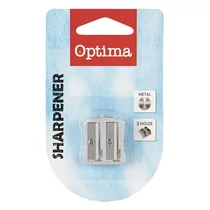 Hegyező OPTIMA fém bordázott fogórész 2 lyukú 1db/bliszter Hegyező OPTIMA fém bordázott fogórész 2 lyukú 1db/bliszter