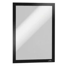 Infokeret DURABLE Duraframe A/4 sima felületre mágneses fekete 2 darabos