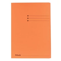 Iratgyűjtő ESSELTE A/4 3 pólyás karton 275 g narancs