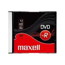 Írható DVD-R MAXELL 4,7GB slim tok Írható DVD-R MAXELL 4,7GB slim tok