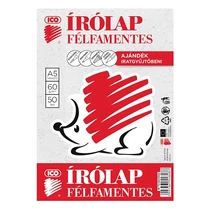 Írólap ICO Süni A/5 félfamentes 10-50 50 lapos Írólap ICO Süni A/5 félfamentes 10-50 50 lapos