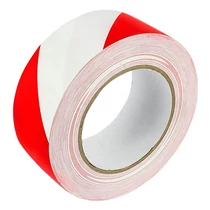 Jelzőszalag GRAND 48mm x 50m piros-fehér Jelzőszalag GRAND 48mm x 50m piros-fehér