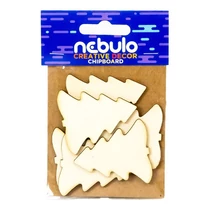Karton dekoráció NEBULO karácsonyfák 6 darabos Karton dekoráció NEBULO karácsonyfák 6 darabos