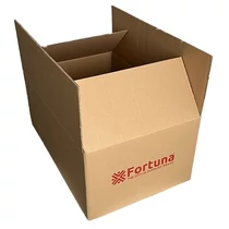 Kartondoboz FORTUNA 580x382x252 mm 5 rétegű No.4 "közepes" Kartondoboz FORTUNA 580x382x252 mm 5 rétegű No.4 "közepes"