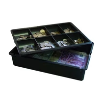 Kassza 8 rekeszes fekete Kassza 8 rekeszes fekete