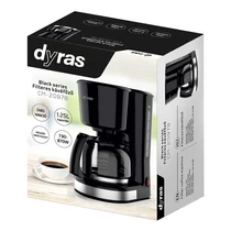 Kávéfőző DYRAS CM-2097B filteres fekete Kávéfőző DYRAS CM-2097B filteres fekete